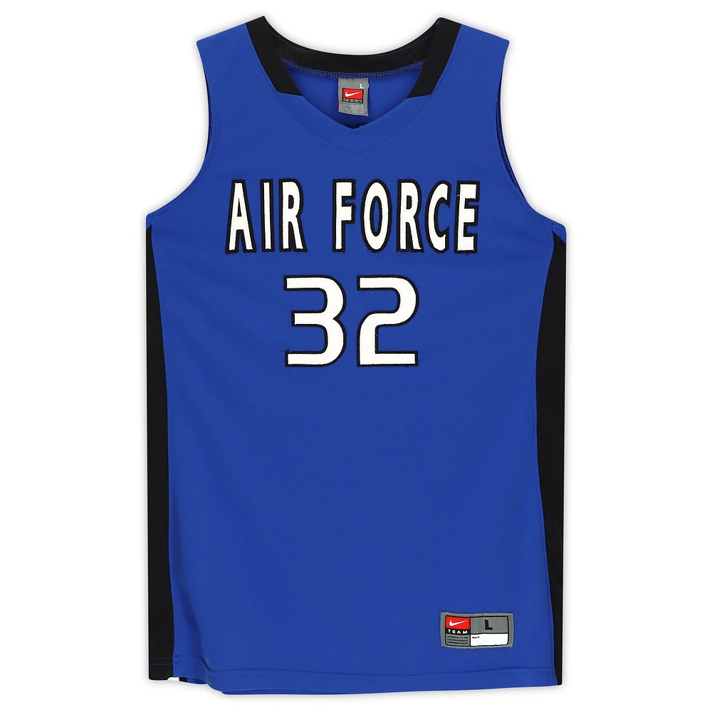 Air Force Falcons Nike Team-Issued #32 Royal & Black Jersey from the Basketball Program - Size L