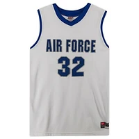 Air Force Falcons Team-Issued #32 White Jersey with Blue Collar from the Basketball Program - Size XL