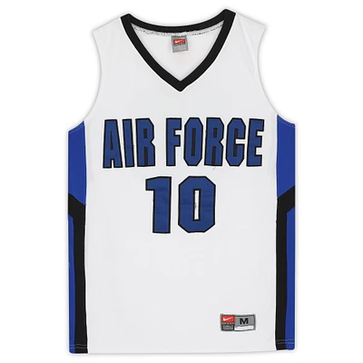 Air Force Falcons Team-Issued #10 White and Black Jersey from the Basketball Program