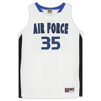 Air Force Falcons Team-Issued #35 White Blue and Black Jersey from the Basketball Program - Size XL