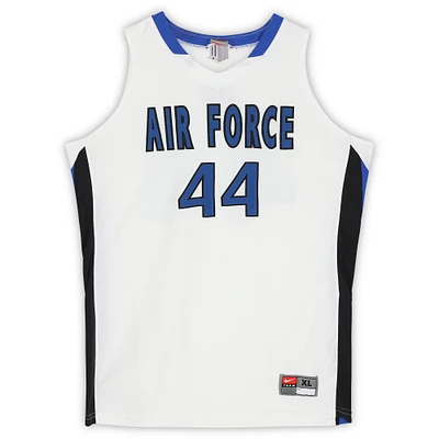 Air Force Falcons Team-Issued #44 White Blue and Black Jersey from the Basketball Program - Size XL