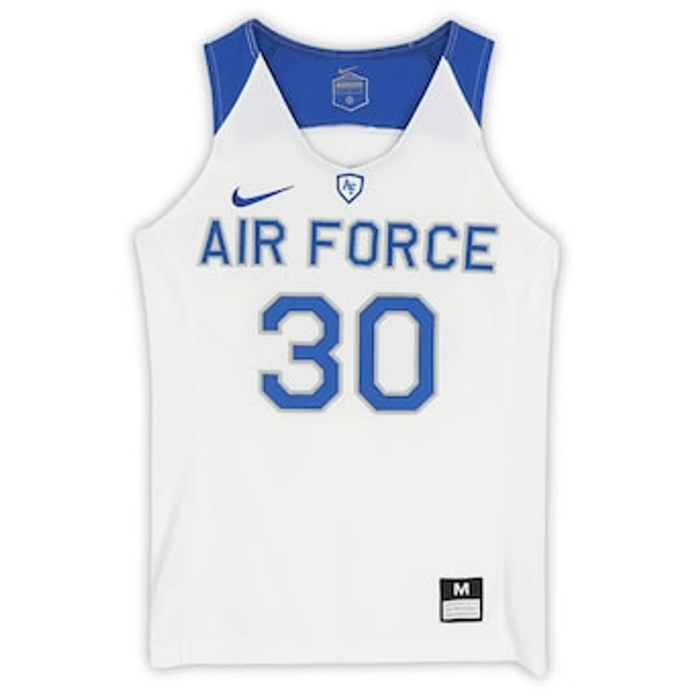 Air Force Falcons Team-Issued #30 White and Jersey from the Basketball Program