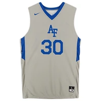 Air Force Falcons Nike Team-Issued #30 Gray Alternate Team Jersey from the Basketball Program