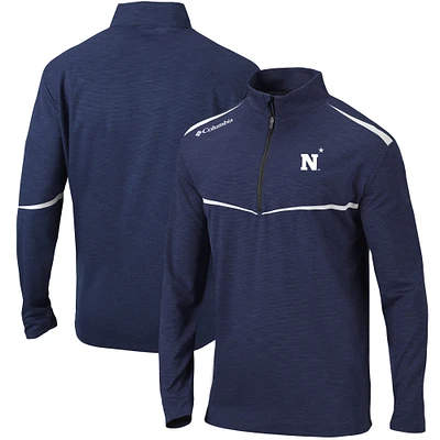 Men's Columbia Navy Navy Midshipmen Scorecard Quarter-Zip Jacket