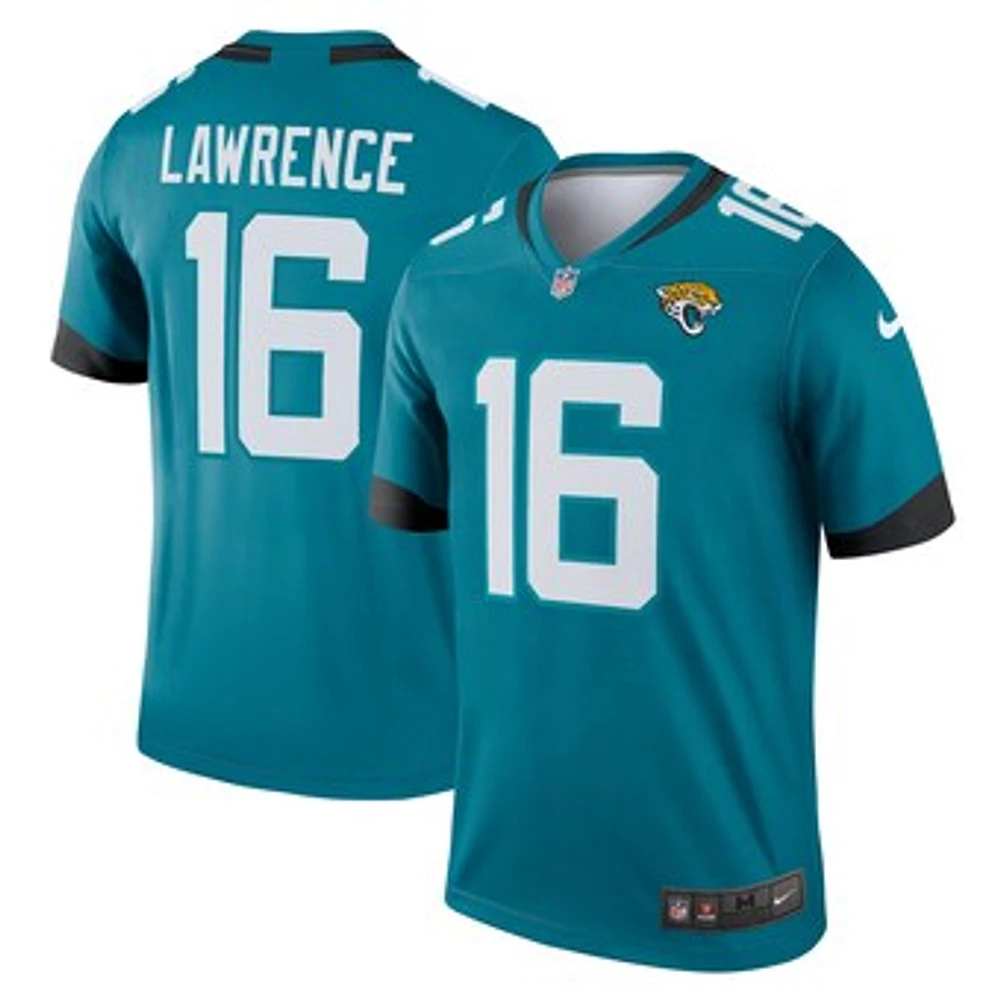 Men's Nike Trevor Lawrence Teal Jacksonville Jaguars Team Legend Player Performance Top