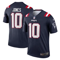 Men's Nike Mac Jones Navy New England Patriots Team Legend Player Performance Top