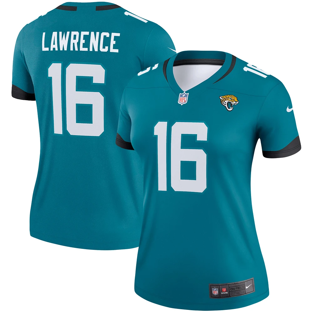 Women's Nike Trevor Lawrence  Teal Jacksonville Jaguars Legend Player Performance Top