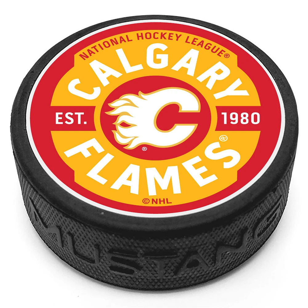 Calgary Flames Gear Hockey Puck