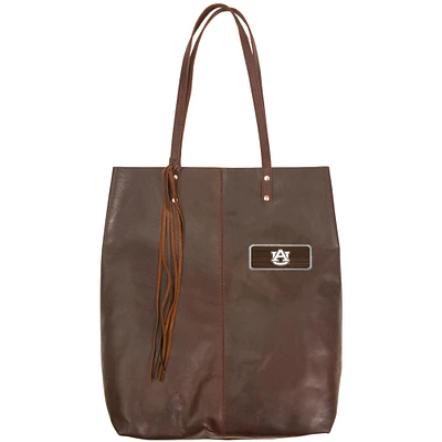 Brown Auburn Tigers Plate Logo Mee Canyon Tote