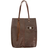Brown Auburn Tigers Plate Logo Mee Canyon Tote