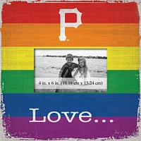Pittsburgh Pirates 10'' x 10'' Love Pride Frame