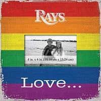 Tampa Bay Rays 10'' x 10'' Love Pride Frame