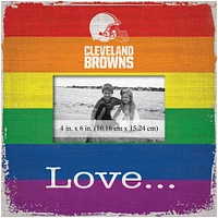Cleveland Browns 10'' x 10'' Love Pride Frame
