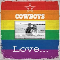 Dallas Cowboys 10'' x 10'' Love Pride Frame