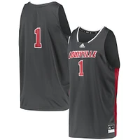 Men's adidas #1 Louisville Cardinals Reverse Retro Jersey