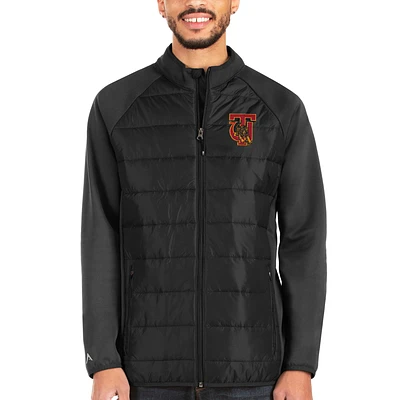 Men's Antigua Black Tuskegee Golden Tigers Altitude Full-Zip Jacket