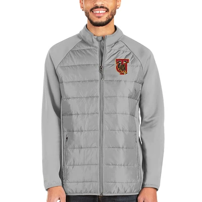 Men's Antigua Silver Tuskegee Golden Tigers Altitude Full-Zip Jacket