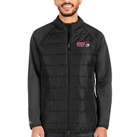Men's Antigua Black Winston-Salem State Rams Altitude Full-Zip Jacket