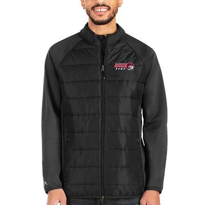 Men's Antigua Black Winston-Salem State Rams Altitude Full-Zip Jacket