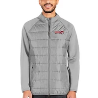 Men's Antigua Silver Winston-Salem State Rams Altitude Full-Zip Jacket