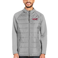 Men's Antigua Silver Winston-Salem State Rams Altitude Full-Zip Jacket