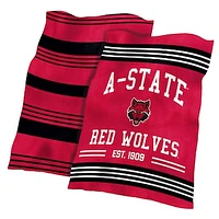 Arkansas State Red Wolves 60'' x 70'' Plush Colorblock Blanket