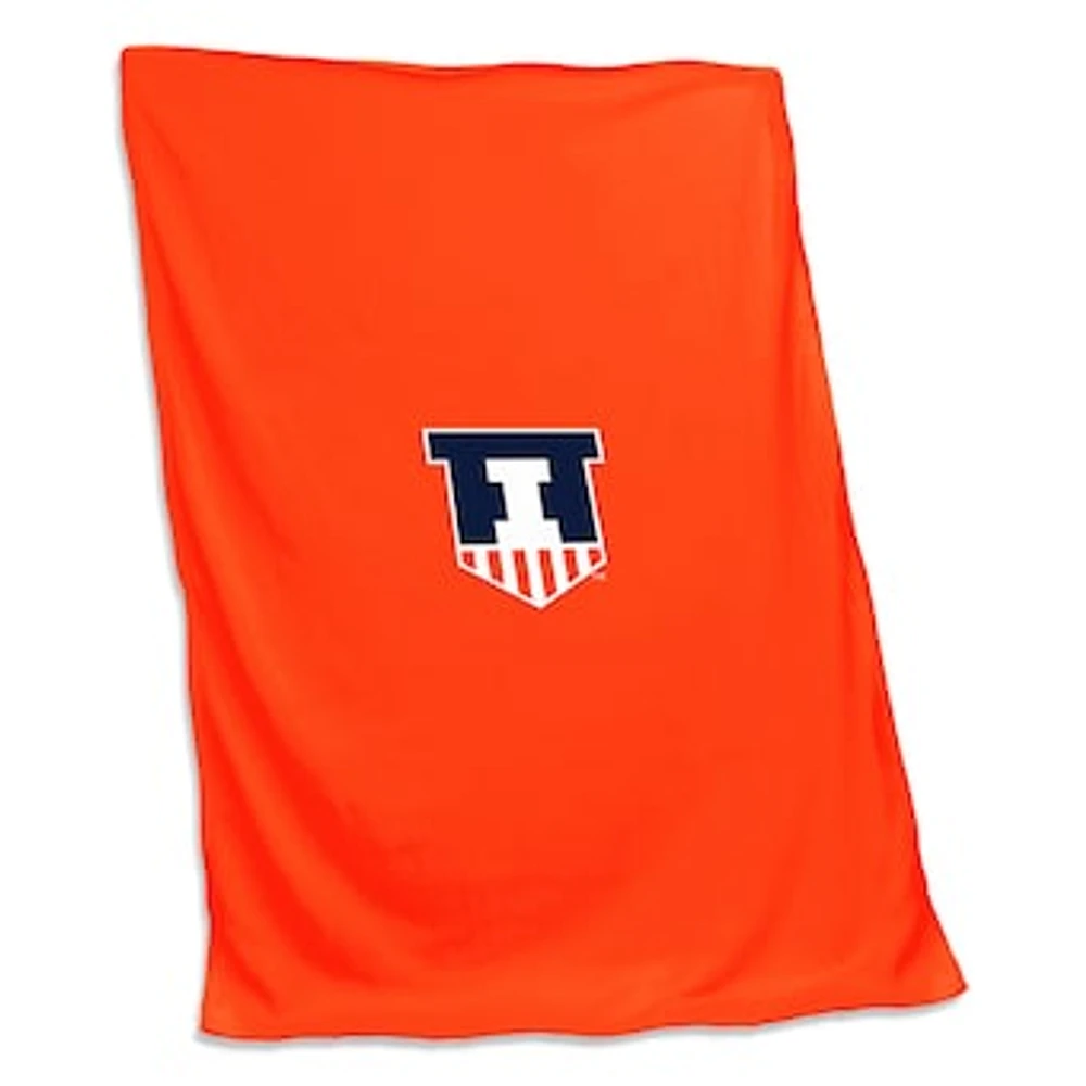 Illinois Fighting Illini 54'' x 84'' Team Sweatshirt Blanket