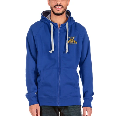 Men's Antigua Royal North Carolina A&T Aggies Victory Full-Zip Hoodie