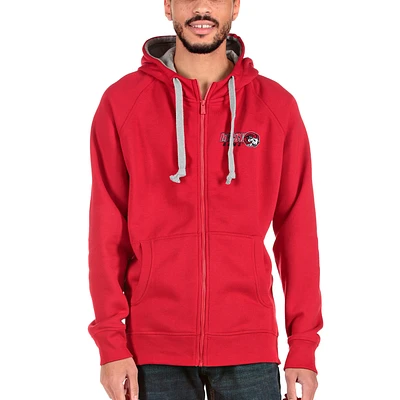 Men's Antigua Winston-Salem State Rams Victory Full-Zip Hoodie