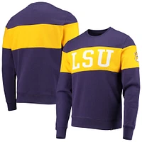 Men's '47 Purple LSU Tigers Coed Interstate Pullover Sweatshirt