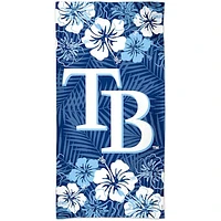 WinCraft Tampa Bay Rays 60'' x 30'' Floral Spectra Beach Towel'