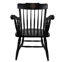 Black Florida State Seminoles Seal Logo Captains Chair