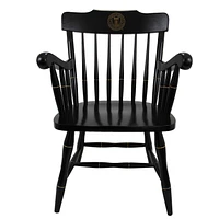 Black Arkansas Razorbacks Seal Logo Captains Chair