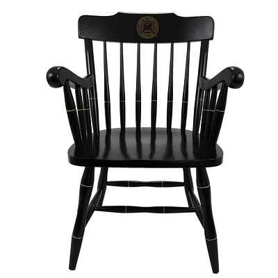 Black North Carolina Tar Heels Captains Chair