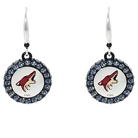 Arizona Coyotes Hockey Puck Earrings