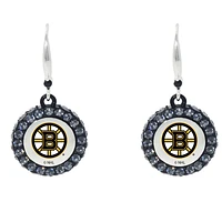 Boston Bruins Hockey Puck Earrings