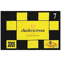 PGA TOUR Event-Used #7 Yellow and Black Pin Flag from The Charles Schwab Cup Championship on October 2nd to 30th 2005