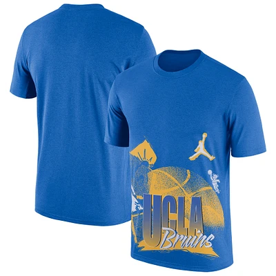 Men's Jordan Brand Blue UCLA Bruins Basketball 90s Hoop Max T-Shirt