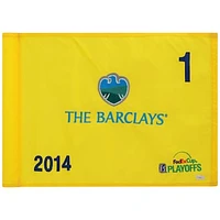 PGA TOUR Event-Used #1 Yellow Pin Flag from The Barclays Playoffs on August 21st to 24th 2014