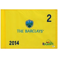 PGA TOUR Event-Used #2 Yellow Pin Flag from The Barclays Playoffs on August 21st to 24th 2014