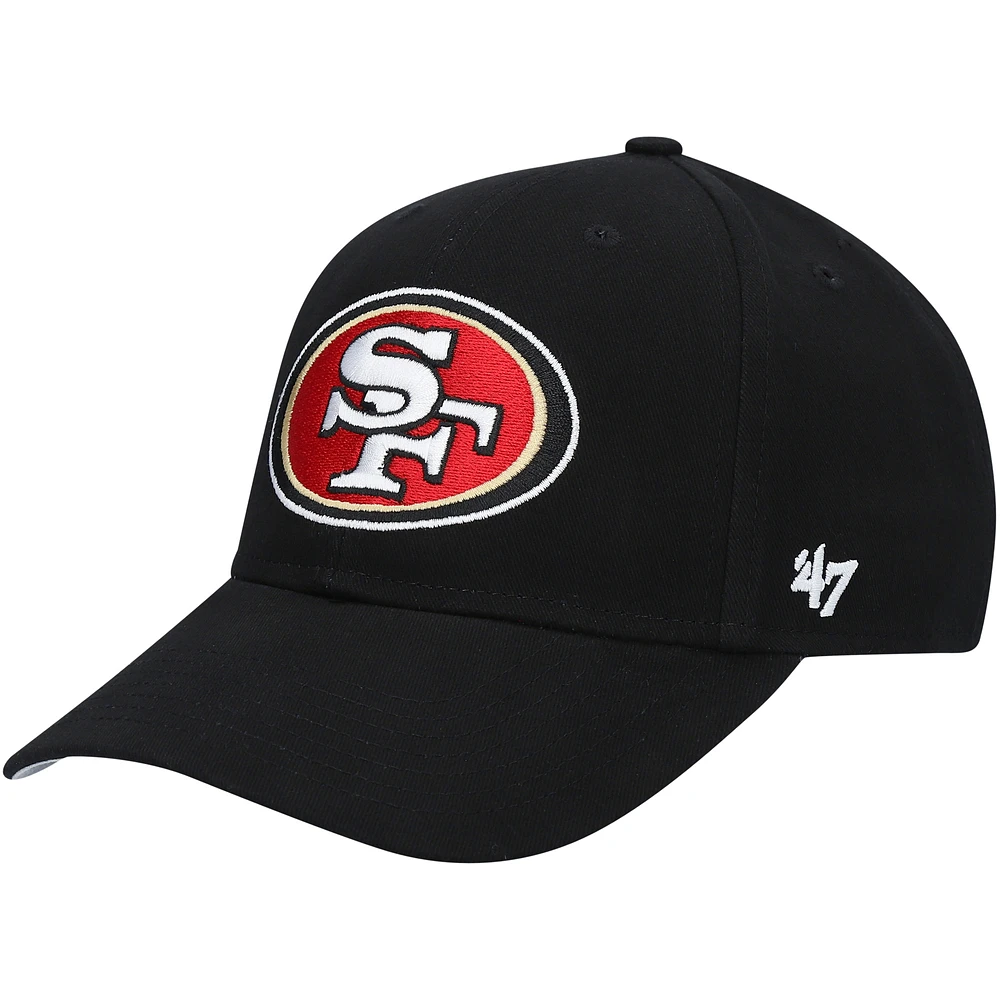 Youth '47 Black San Francisco 49ers Secondary MVP Adjustable Hat