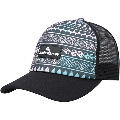 Men's Quiksilver Navy Foam Grillson Trucker Snapback Hat