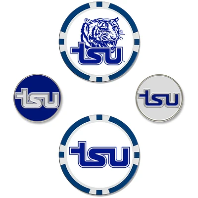 WinCraft Tennessee State Tigers 4-Pack Ball Marker Set