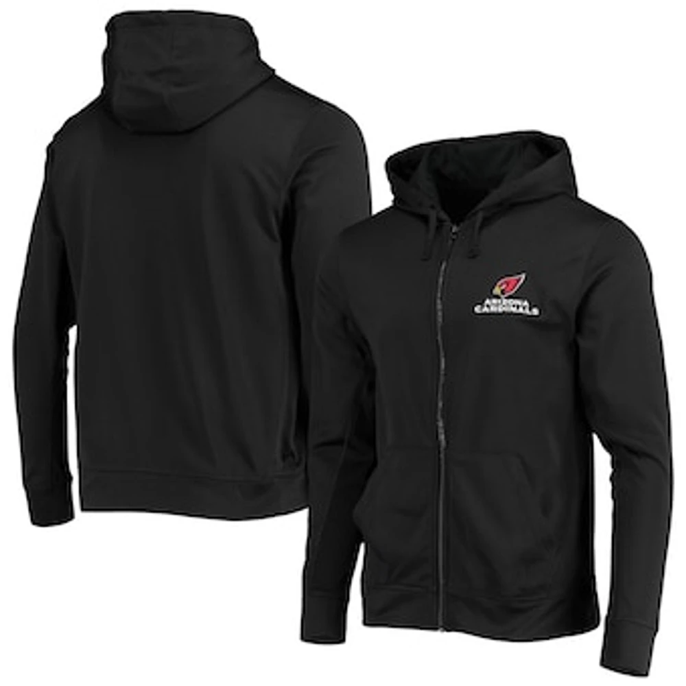 Men's Dunbrooke Black Arizona Cardinals Trophy Fleece Full-Zip Hoodie