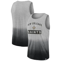 Men's Fanatics Heathered Gray/Black New Orleans Saints Our Year Tank Top