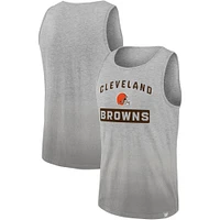 Men's Fanatics Heathered Gray Cleveland Browns Our Year Tank Top