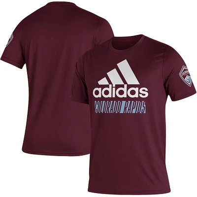 Men's adidas Burgundy Colorado Rapids Creator Vintage T-Shirt