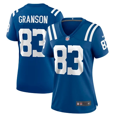 Women's Nike Kylen Granson Royal Indianapolis Colts Game Jersey