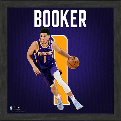 Highland Mint Devin Booker Phoenix Suns 13'' x 13'' Impact Jersey Framed Photo