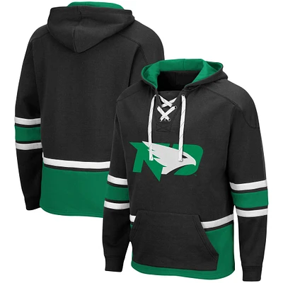 Men's Colosseum North Dakota Lace Up 3.0 Pullover Hoodie